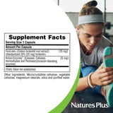NaturesPlus Herbal Actives Coleus Forskohlii – tableau de dosage simple et clair pour le quotidien
