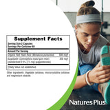 NaturesPlus Herbal Actives étiquette sans gluten et végan, pureté garantie.