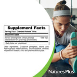Ginseng Coréen NaturesPlus: libération prolongée favorisant absorption soutenue