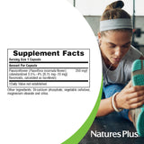 Tableau nutritionnel clair du produit NaturesPlus Herbal Actives.
