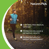 NaturesPlus Herbal Actives Thé Vert Chinois, emballage: emballage et présentation physique du produit.