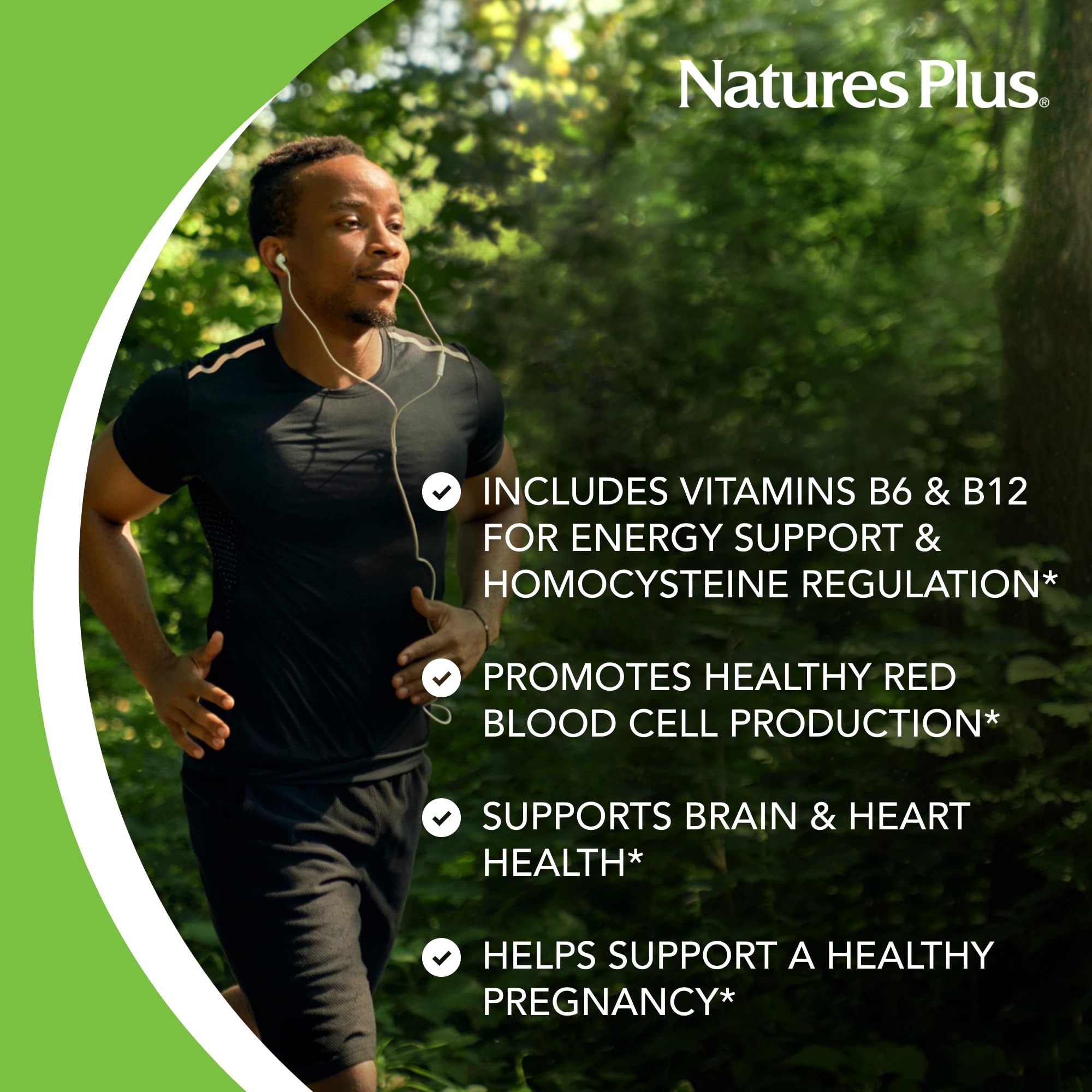 NaturesPlus tablettes immunité et énergie: B6 et B12 pour vitalité quotidienne.