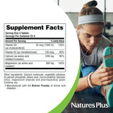 Vue des ingrédients: calcium, magnésium, vitamine D3 et K2 chez NaturesPlus.