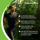 NaturesPlus KalmAssure - étiquette nutrition lisible indiquant valeurs et ingrédients.