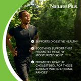 Bouteille NaturesPlus Lecithine vue d’ensemble, facile à intégrer au quotidien.