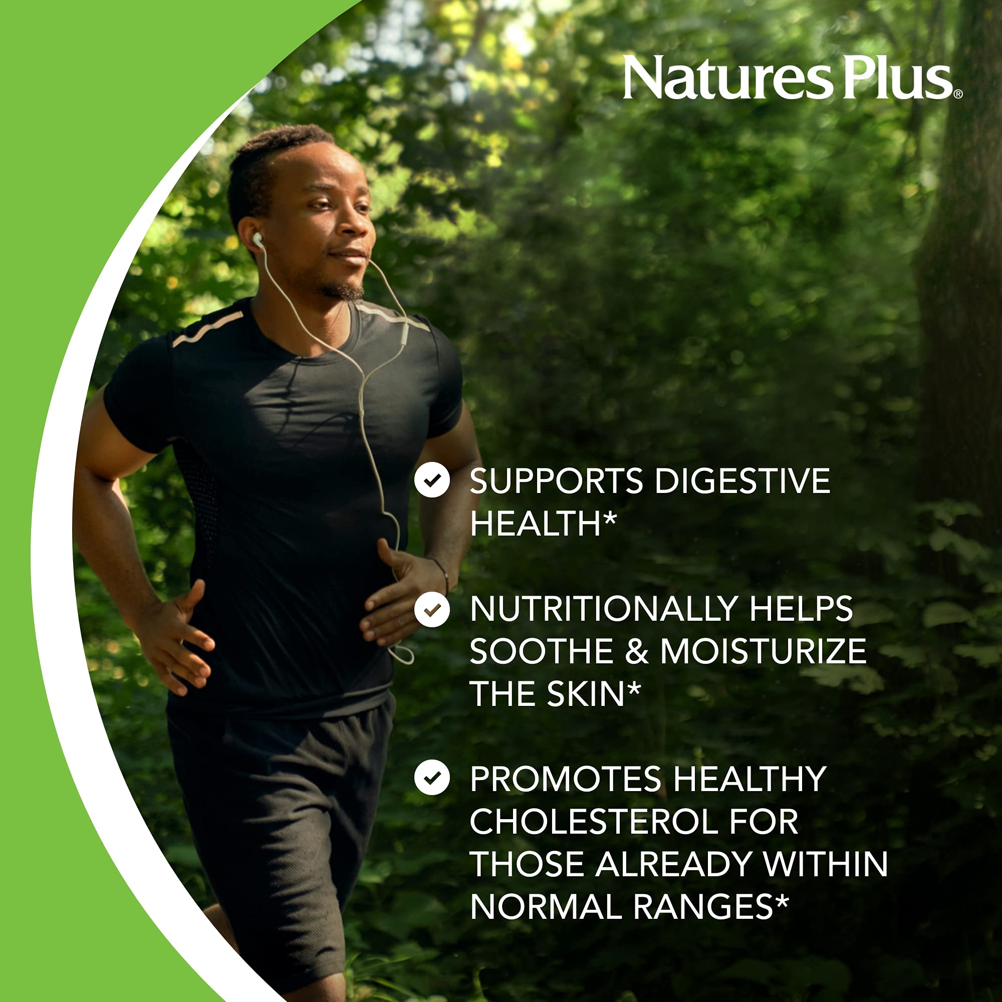 NaturesPlus Lécithine jaune d'œuf 600 mg – tableau nutritionnel clair pour le choix du format.