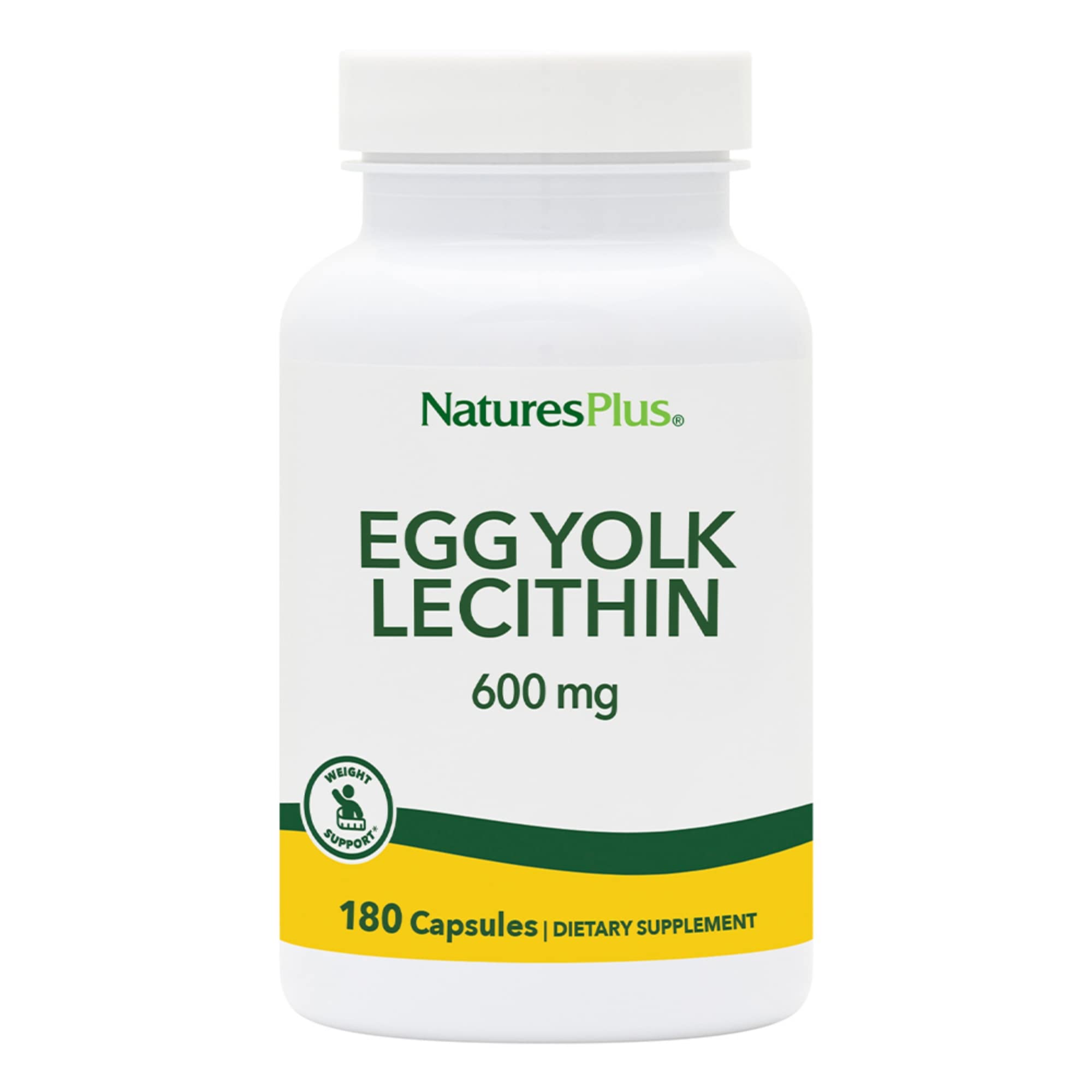 NaturesPlus Lécithine d'œuf en bouteille, usage quotidien pratique.