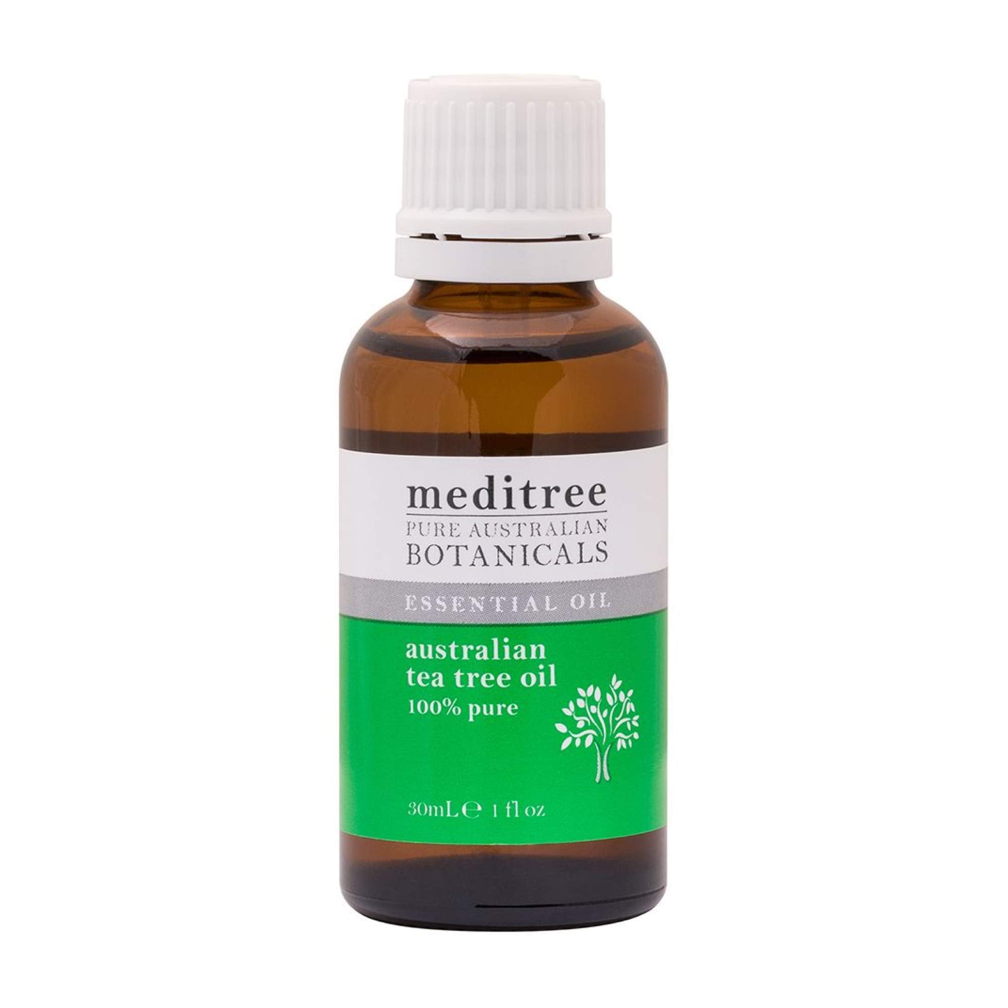 Huile d'arbre à thé NaturesPlus Meditree, bouteille 30 ml pour pores nets et peau propre