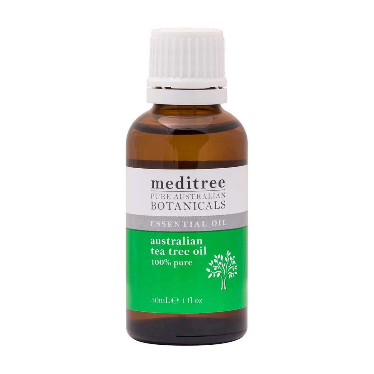 Huile d'arbre à thé NaturesPlus Meditree, bouteille 30 ml pour pores nets et peau propre