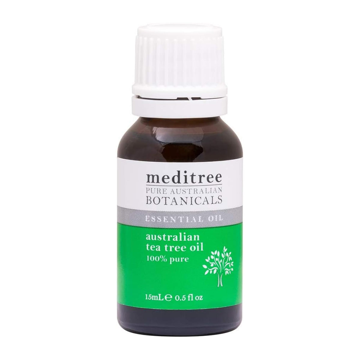 NaturesPlus Meditree huile arbre à thé, bouteille pure prête à l'emploi pour soins quotidiens.