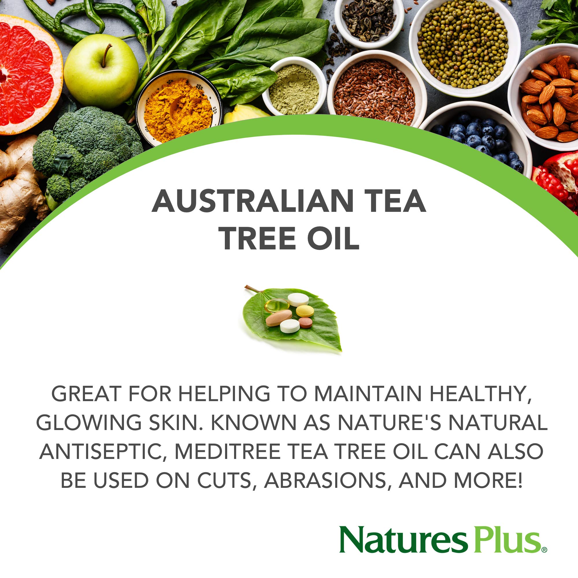 NaturesPlus Meditree nettoyant pour pores avec huile essentielle pure