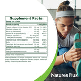 NaturesPlus Mega B-150 Complex certifications CGMP FDA NSF pour fiabilité.