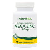 NaturesPlus Mega Zinc 100mg – bouteille vue, routine quotidienne potentielle