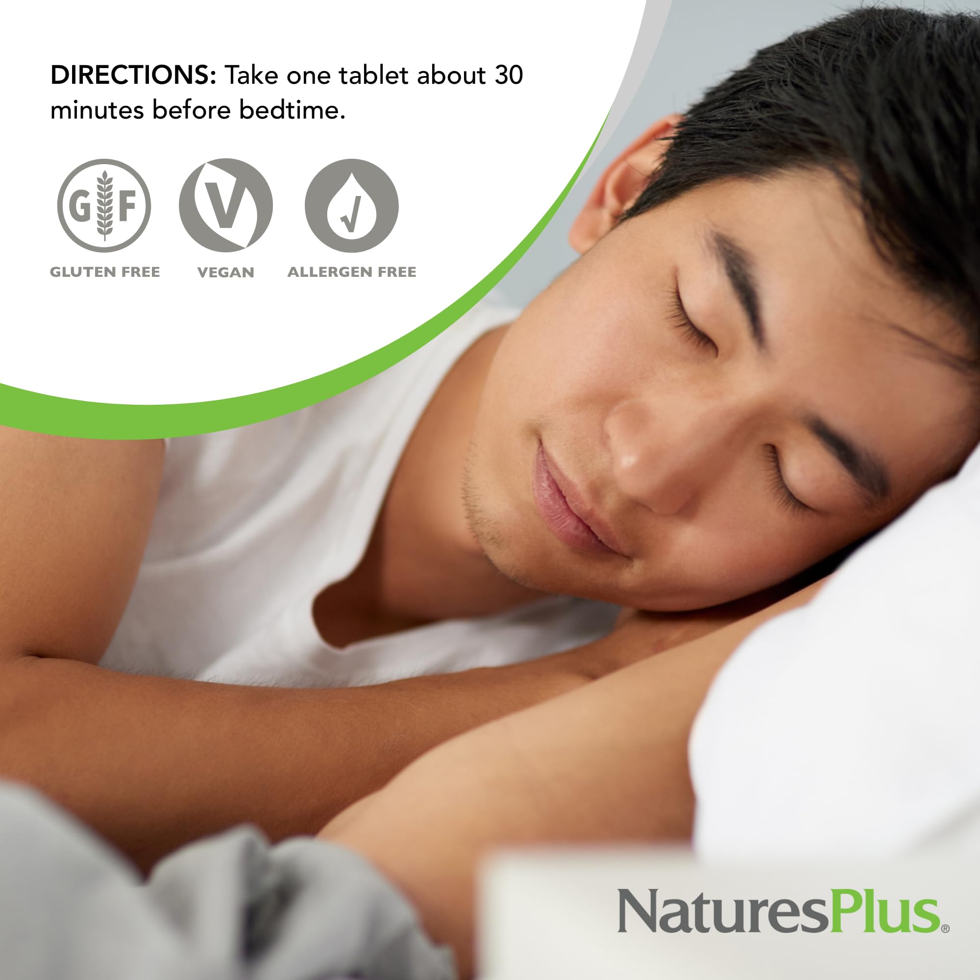 NaturesPlus Mélatonine 20 mg: moment nocturne propice à la détente.