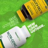 Nature's Plus Nutri-Genic: bouteille fermée, complément pratique pour votre routine quotidienne.