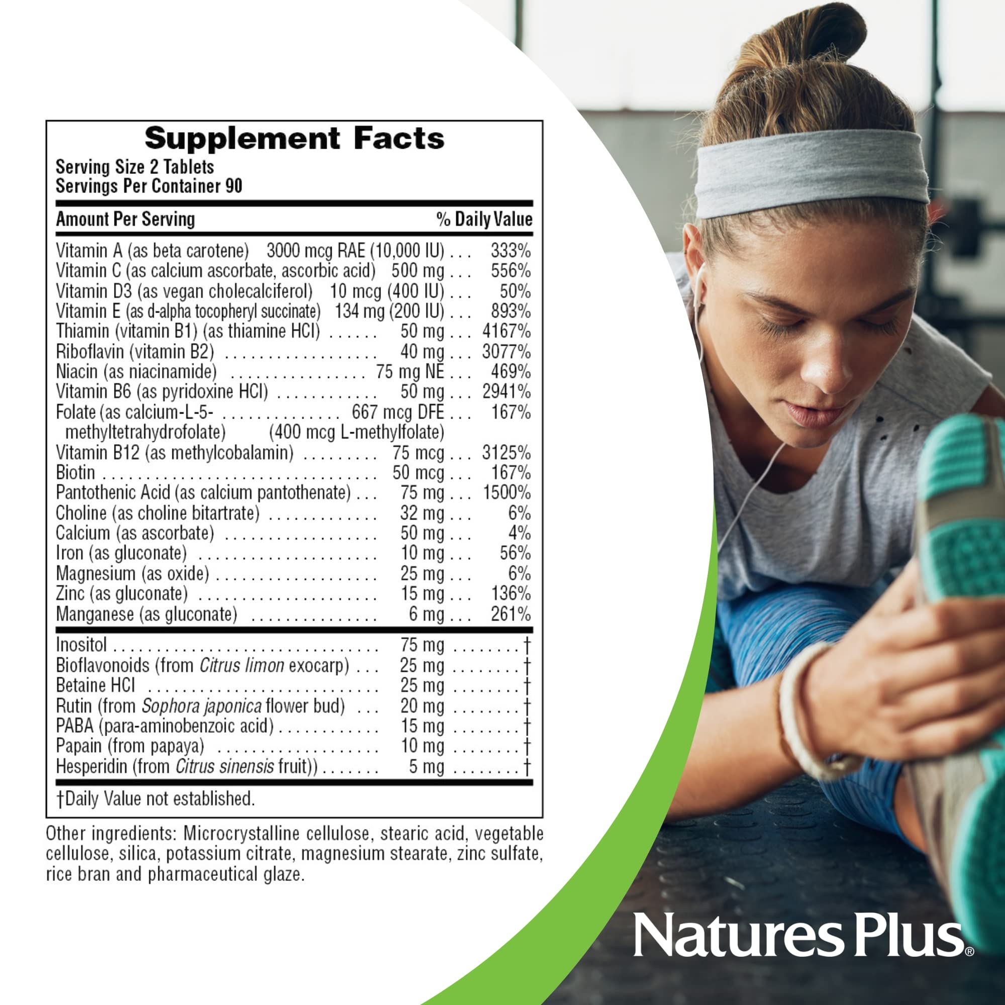 Nature's Plus Nutri-Genic: vitamine C 500 mg pour soutenir l'énergie et le bien-être.