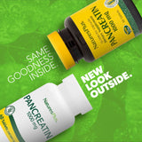 NaturesPlus Pancreatin – comprimés 1000 mg, dose quotidienne pratique.