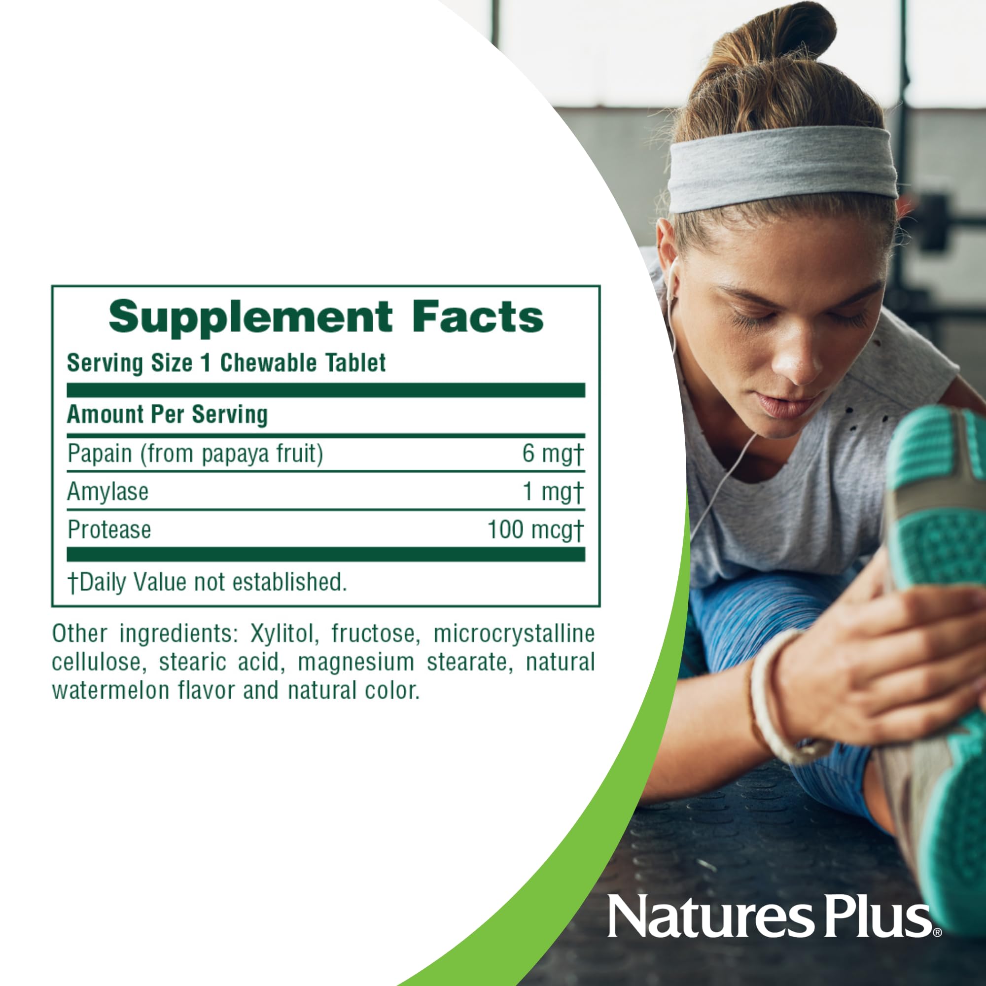 NaturesPlus Papaye Enzyme – arôme fruits, plaisir discret après le repas.