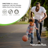 Étiquette et emballage de NaturesPlus Pedi-Active, présentation claire et pratique