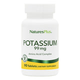Nature’s Plus Potassium 99 mg, dosage recommandé sur l'étiquette, simplifie la routine.
