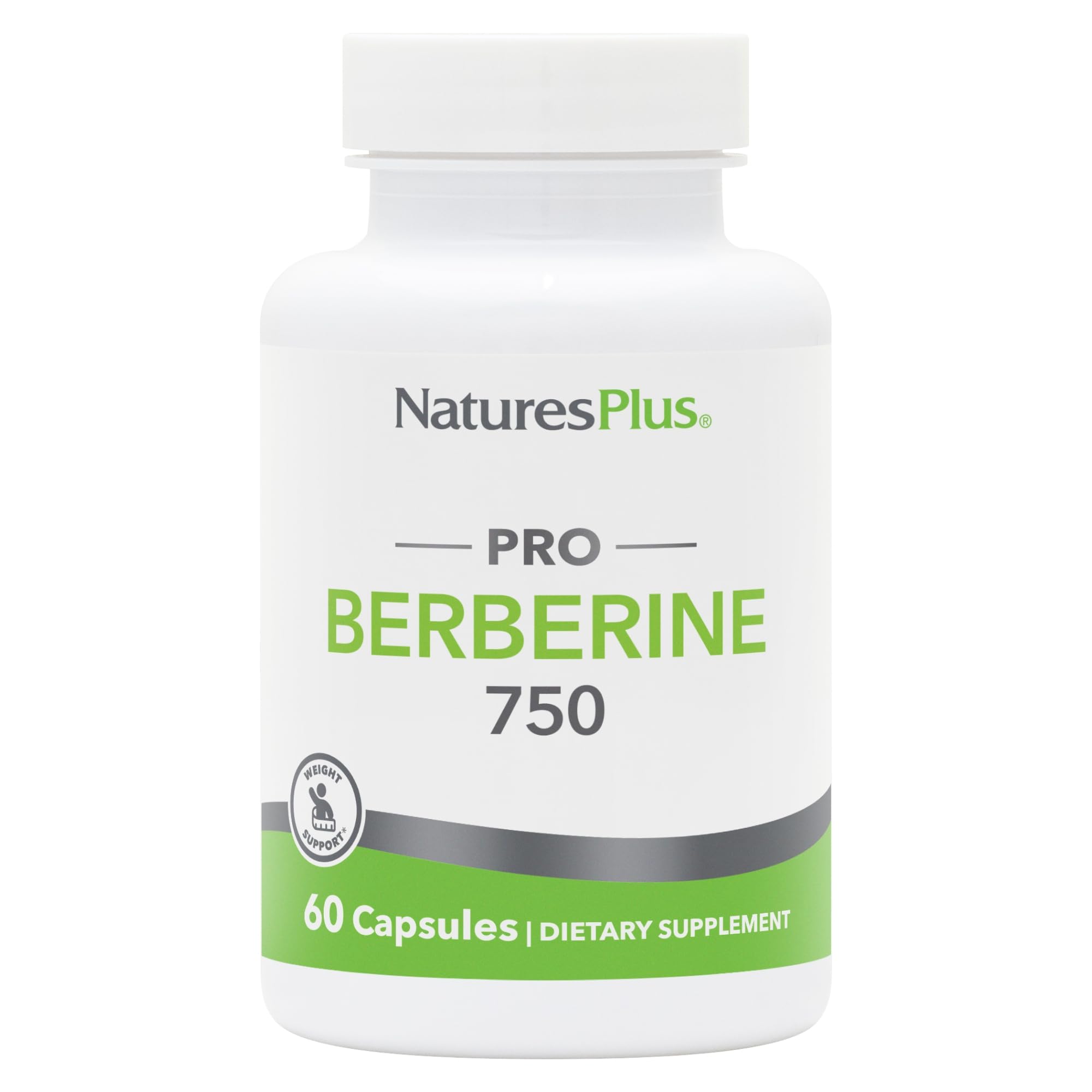 NaturesPlus PRO Berberine 750 mg – Bouteille pour un usage quotidien potentiel.