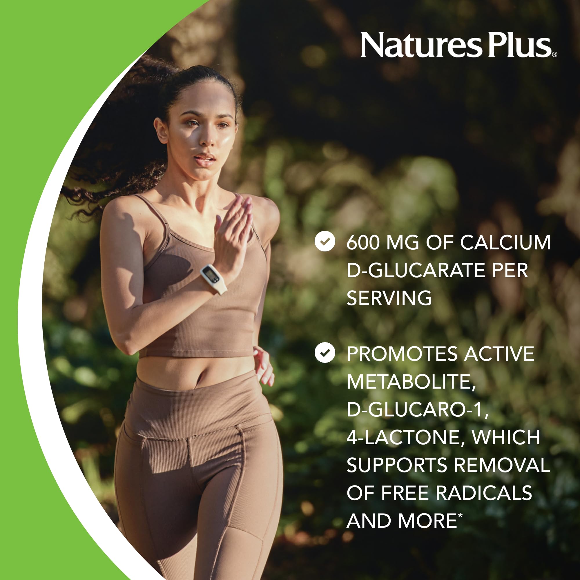 Étiquette claire NaturesPlus PRO CDG, végan et sans allergènes.