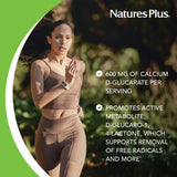 Étiquette claire NaturesPlus PRO CDG, végan et sans allergènes.