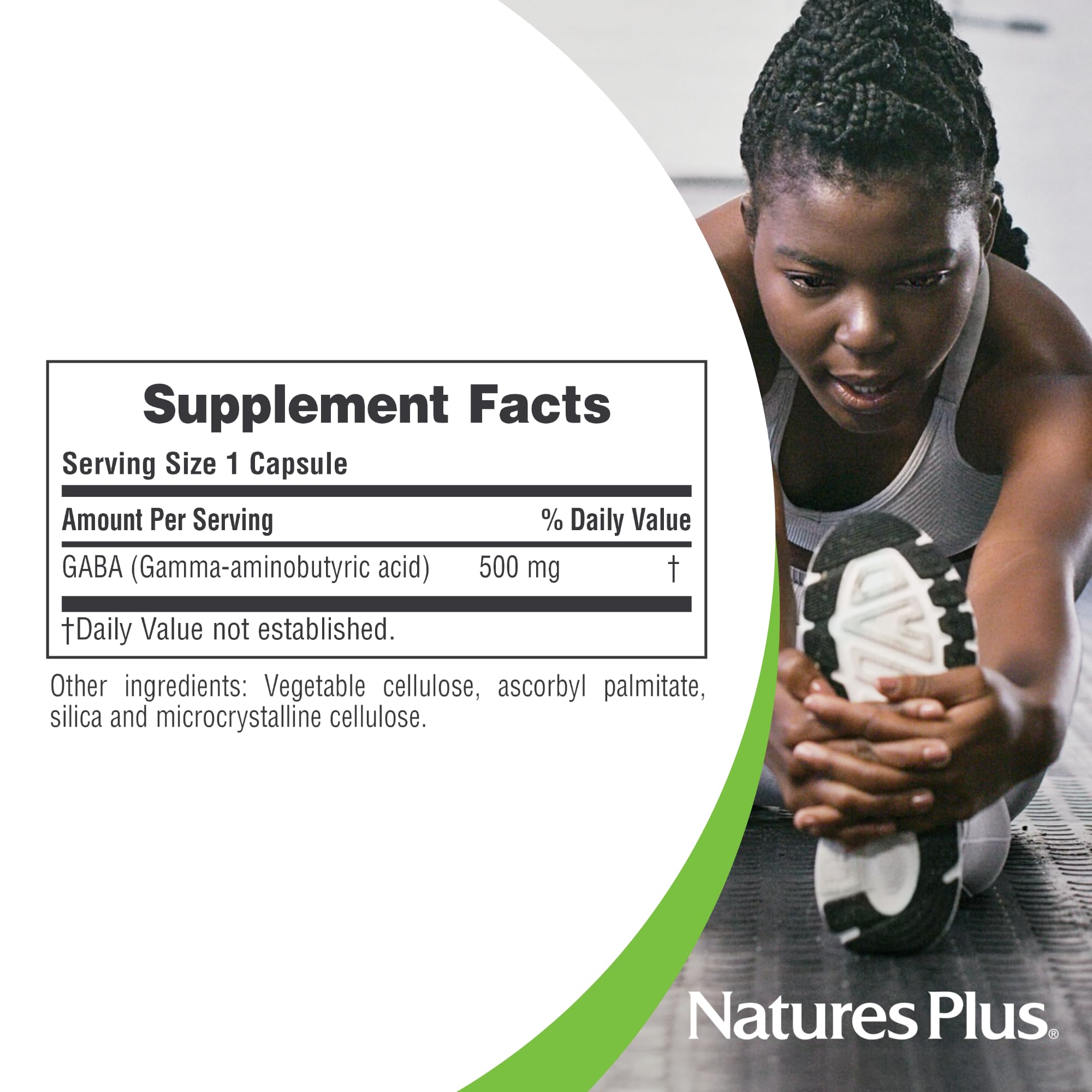 Emballage NaturesPlus PRO GABA avec informations claires.
