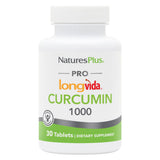 NaturesPlus PRO Longvida Curcumin, boîte 30 comprimés, absorption supérieure et soutien antioxydant.