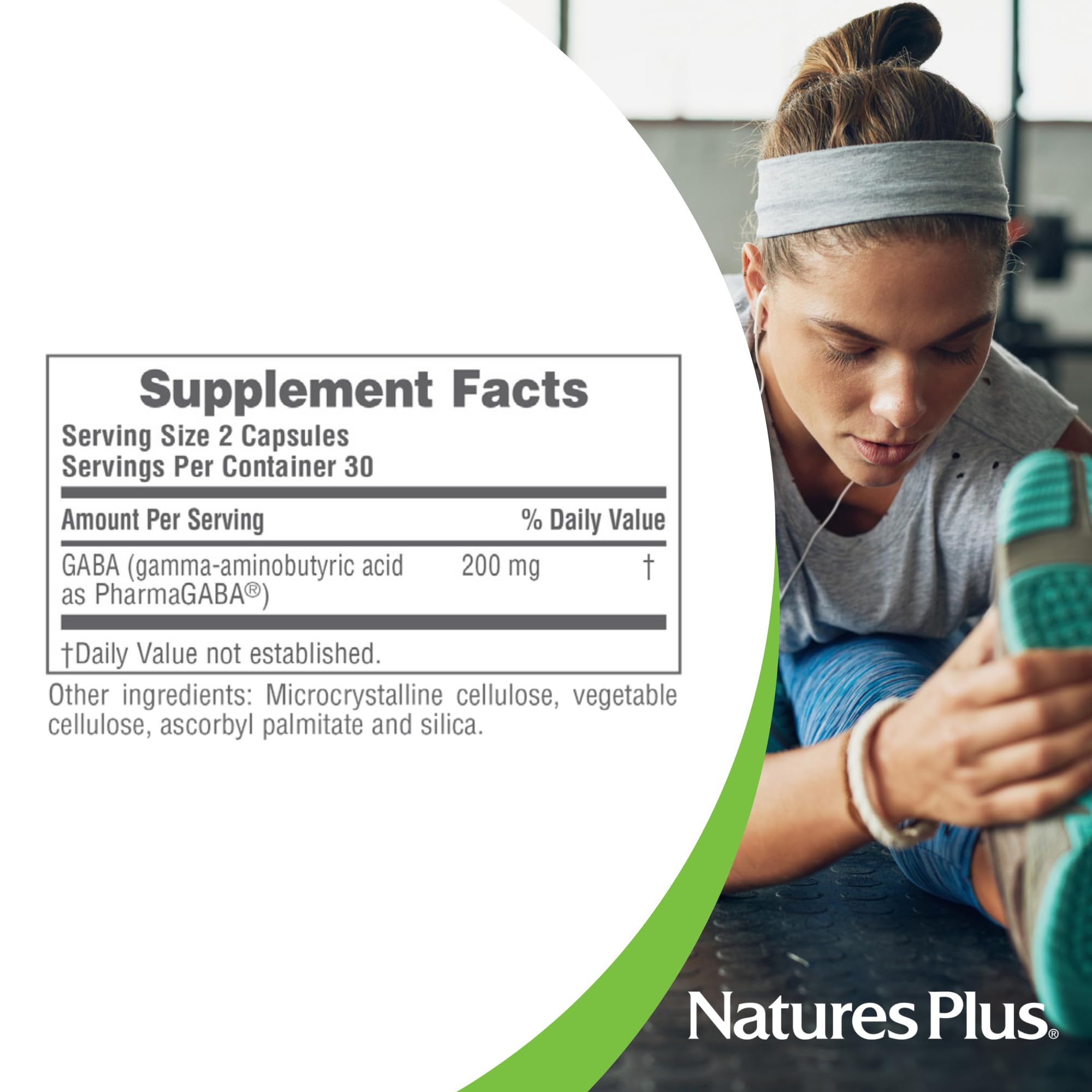 NaturesPlus PRO PharmaGABA – boîte sur table, présentation soignée pour le rangement quotidien