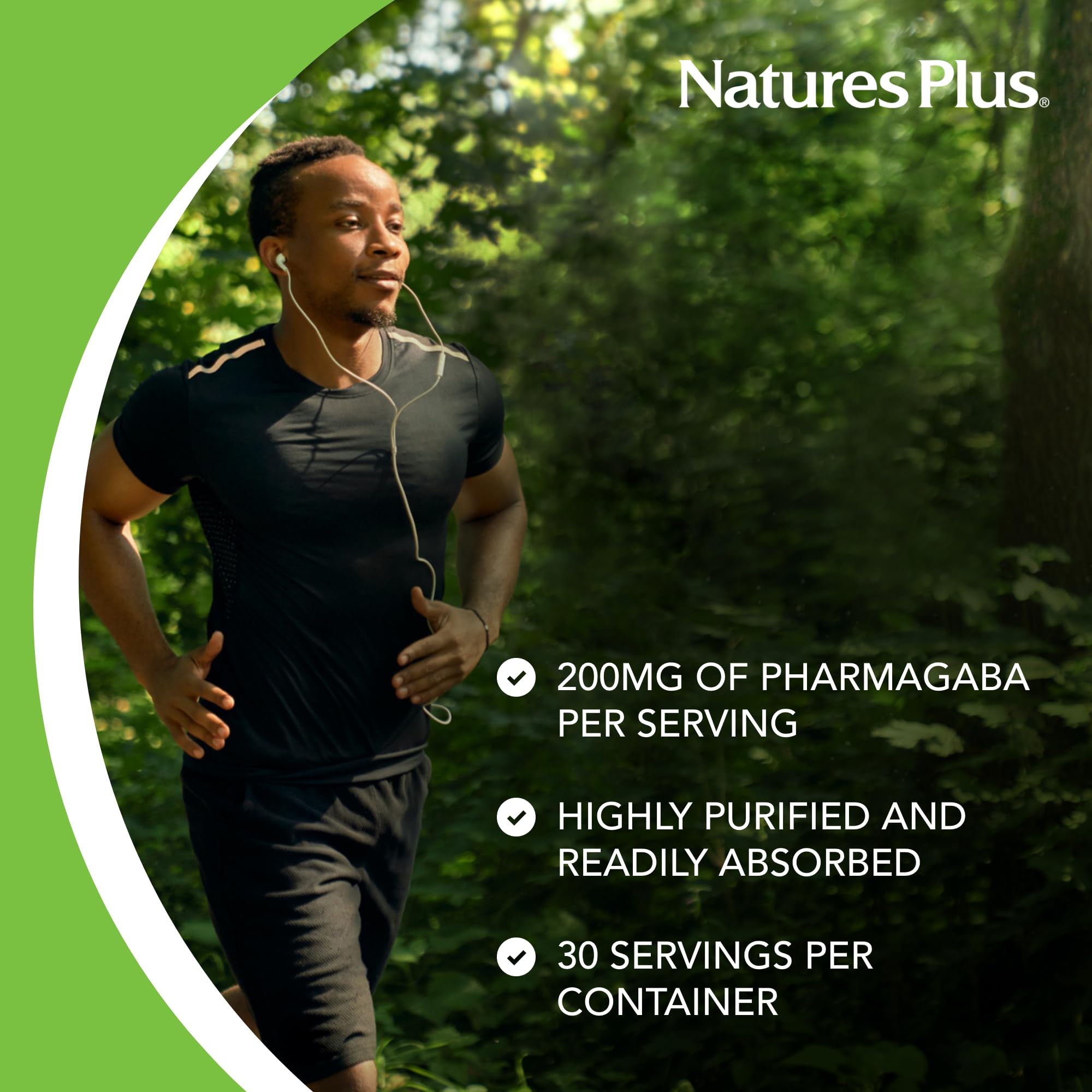 NaturesPlus PRO PharmaGABA – étiquette claire, informations fiables sur les ingrédients