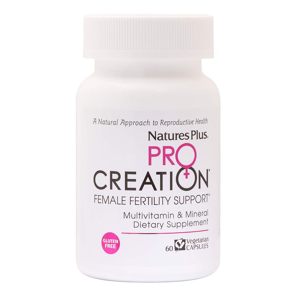 Nature's Plus ProCréation Femme: boîte et gélules pour soutenir le bien-être reproductif