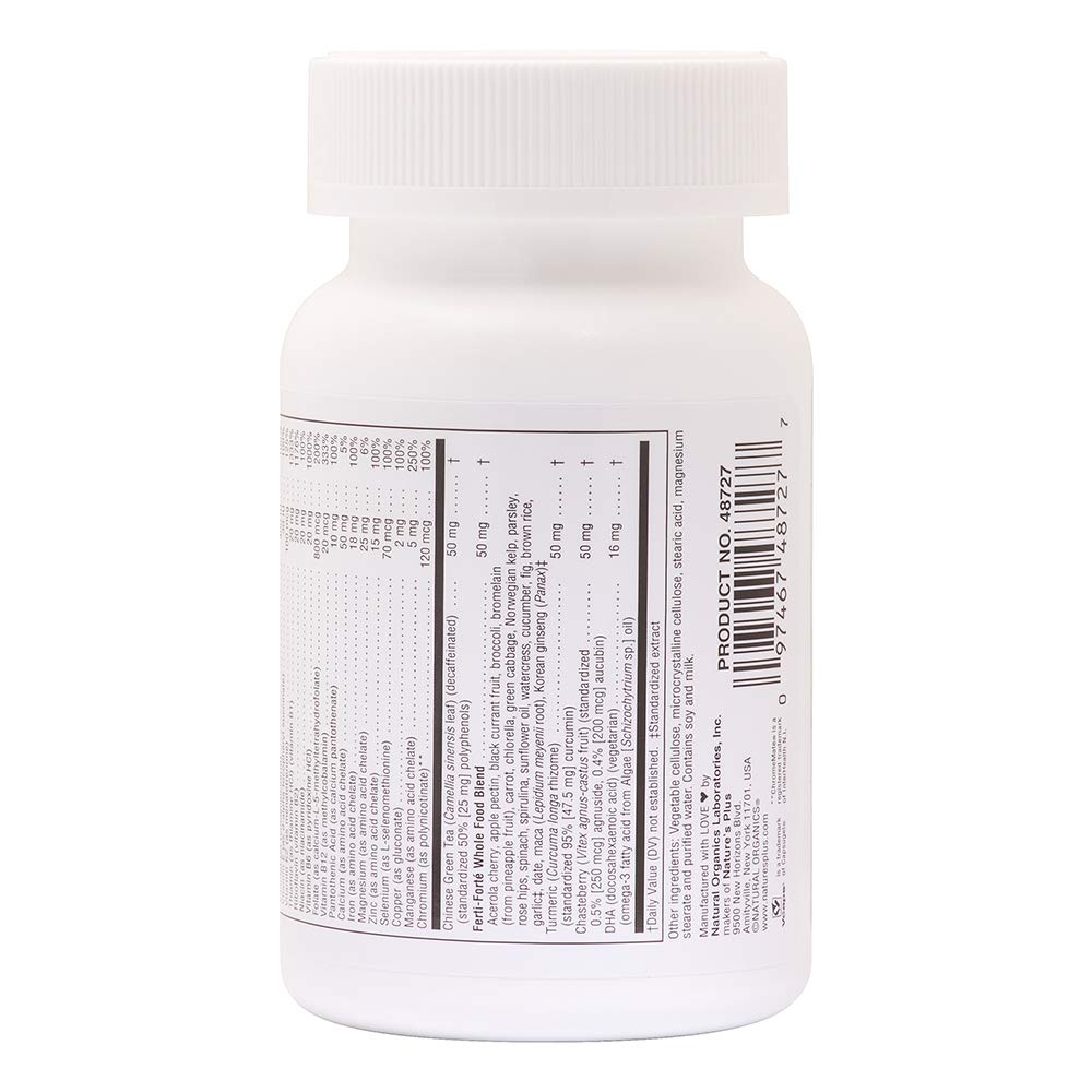 Nature's Plus ProCréation Femme: spiruline et maca, ingrédients d’énergie naturelle