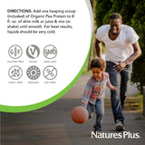 NaturesPlus protéine pois biologique – avec quinoa et enzymes