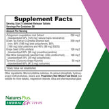 NaturesPlus Resveratrol - bouteille de comprimés faciles à prendre.