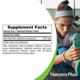 Gélules Riz rouge de levure NaturesPlus faciles à avaler et rapides à prendre.