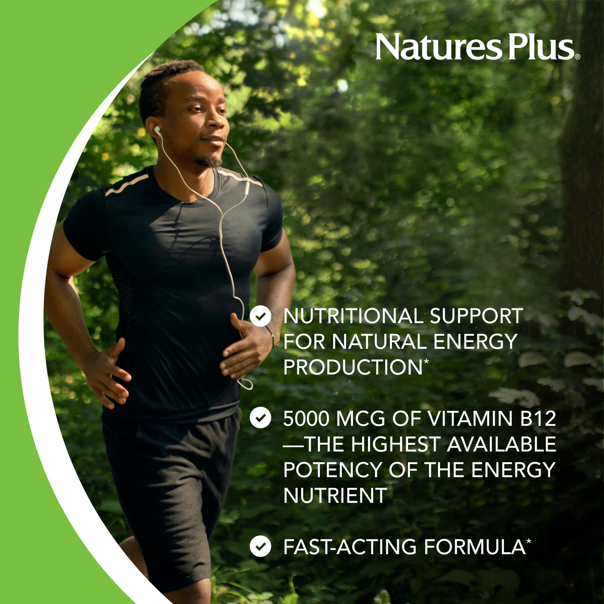 NaturesPlus Shot-O-B12: concentration et mémoire soutenues grâce à la B12 haute dose.