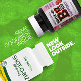 NaturesPlus Shot-O-B12: méthylcobalamine biologique favorisant absorption efficace.
