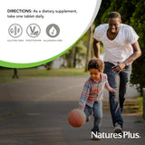 NaturesPlus Shot-O-B12, usage quotidien pour soutenir énergie et humeur lors de journées actives.