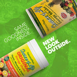 NaturesPlus Source de Vie Énergie boisson - doseur montrant une portion protéinée et nutriments.