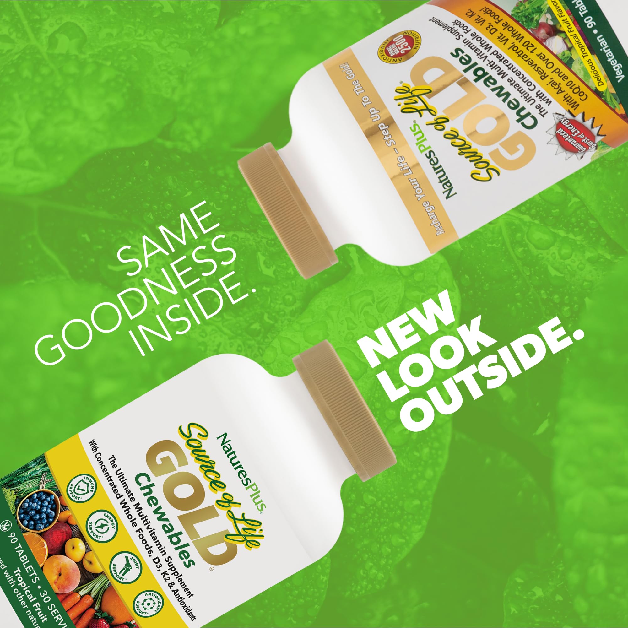 Source de Vie Gold, tablettes masticables pratiques pour le quotidien.