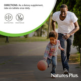 Boîte ouverte de NaturesPlus Source de Vie Mini-Tablettes, accessibilité et rangement pratiques.