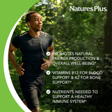 Liste d'ingrédients et sécurité des nutriments sur NaturesPlus Source de Vie Mini-Tablettes.