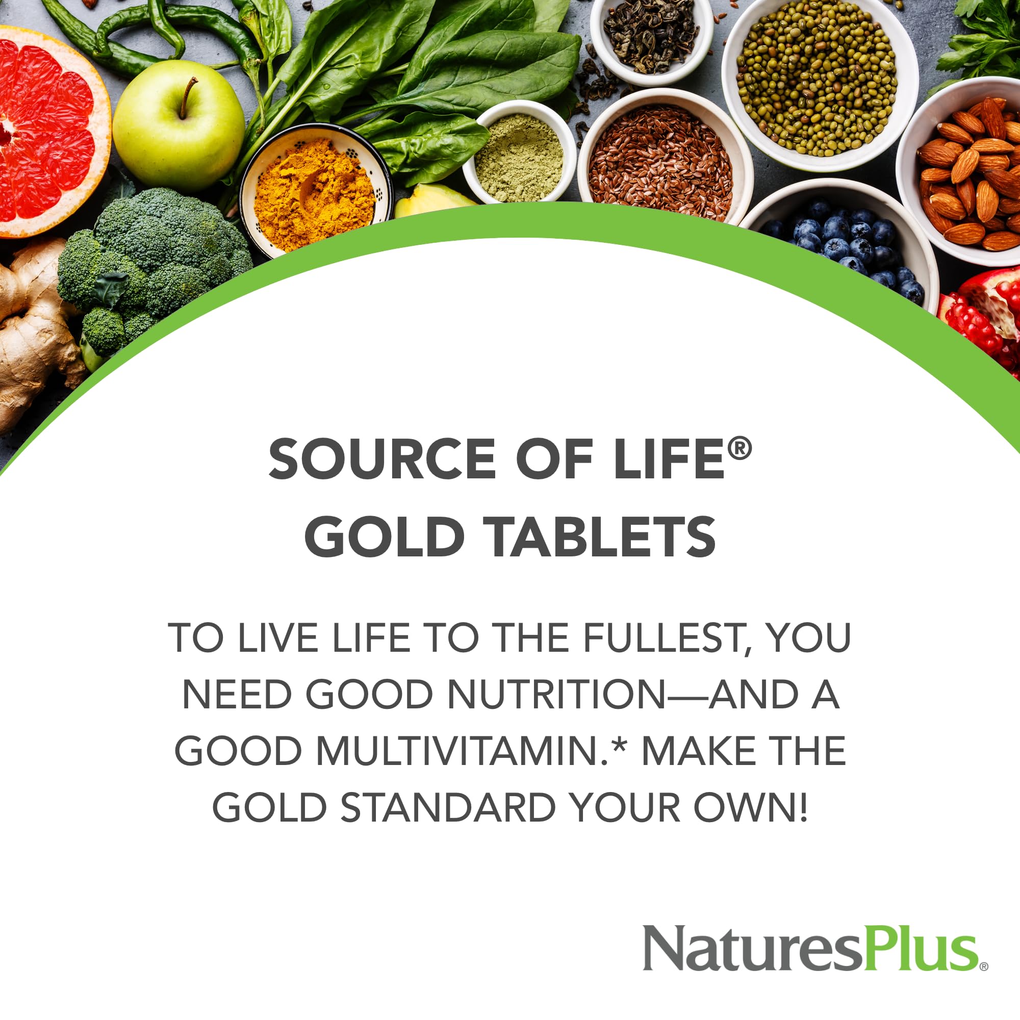 Prise quotidienne avec NaturesPlus Source de Vie Or pour énergie et vitalité.