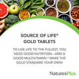 Prise quotidienne avec NaturesPlus Source de Vie Or pour énergie et vitalité.