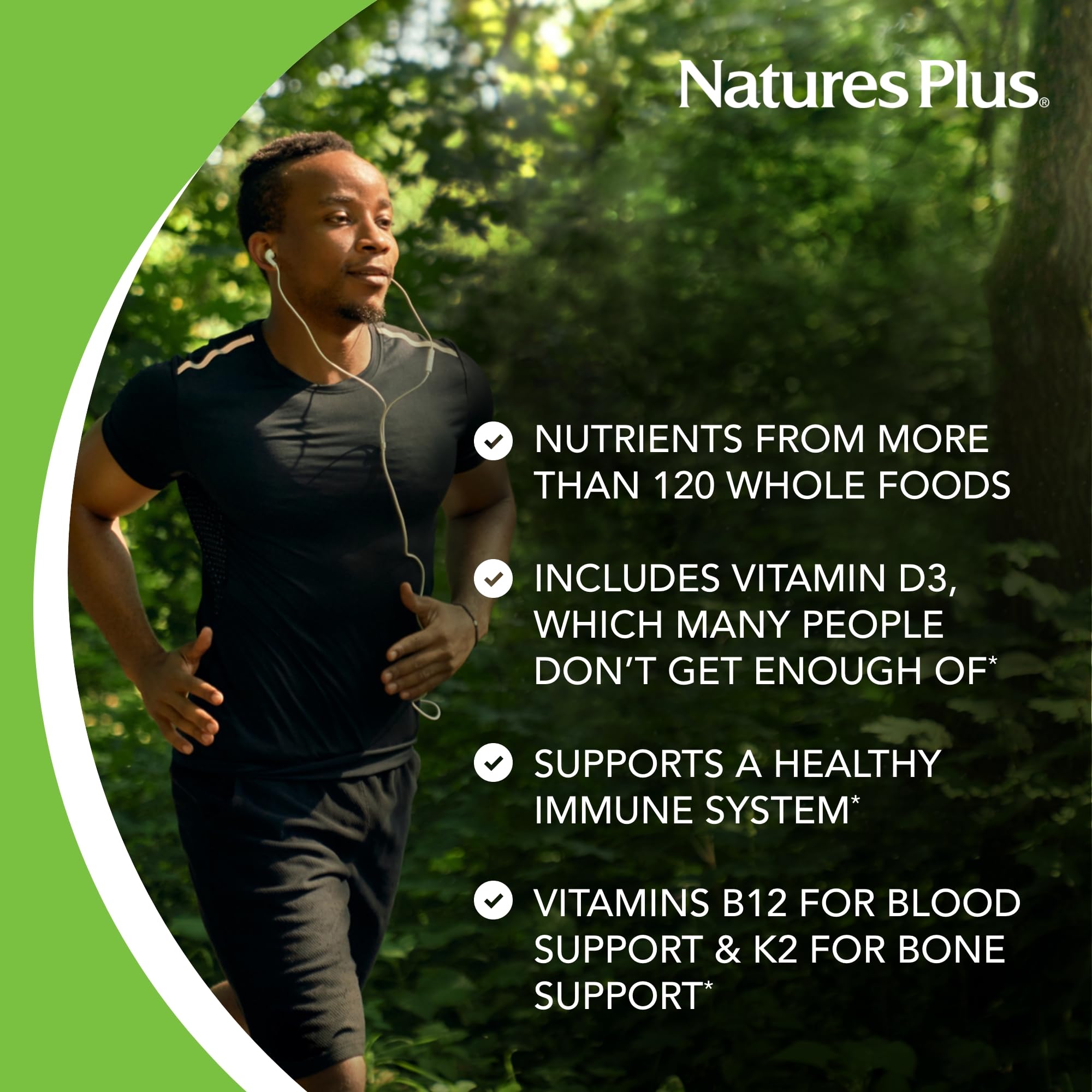 Poudre du NaturesPlus Source de Vie Or Énergie Shake avec scoop pratique.