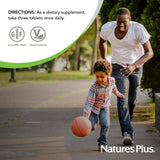 Composition lisible de NaturesPlus Source de Vie Sans Fer avec vitamine D3 et lutéine