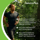 NaturesPlus Source de Vie Verte et Rouge — emballage visible, formule végétarienne et sans gluten.