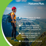 NaturesPlus Source of Life Women Liquide - etiquette claire des nutriments.