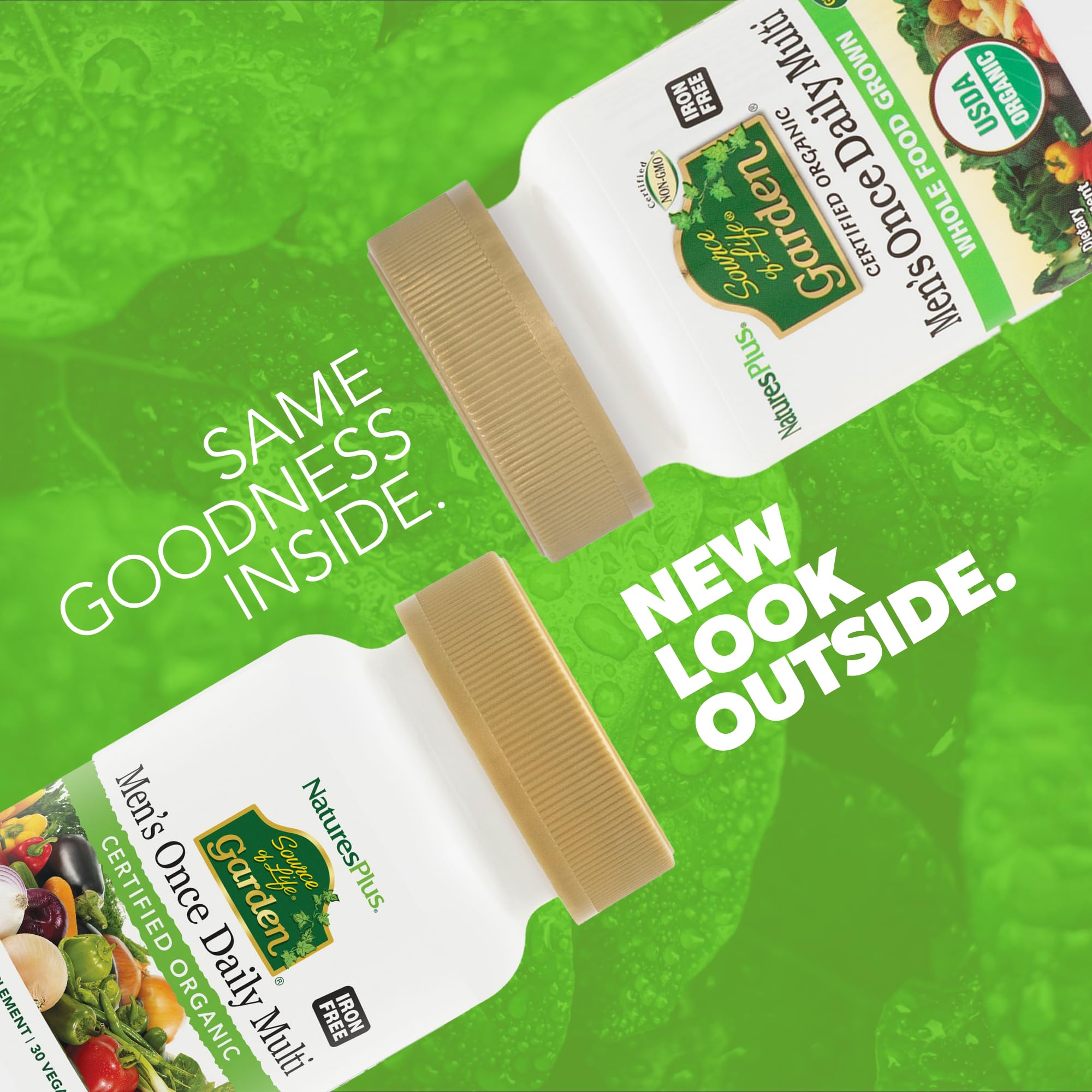 NaturesPlus Source of Life Garden – bouteille de 30 comprimés, format pratique.